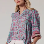 Elegant Floral Printed Bohemian Blouse